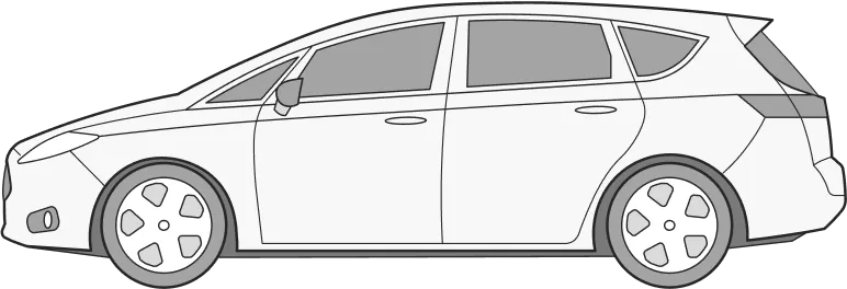Автомобиль сбоку